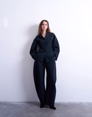 Structured Navy Suit Co ord