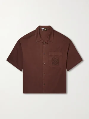 Paula's Ibiza Logo-Embroidered Cotton Shirt